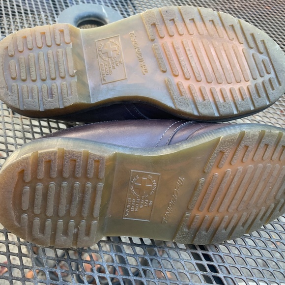 Women's Dr. Martens Gothic Purple 1461 Leather Oxford - Picture 3 of 6